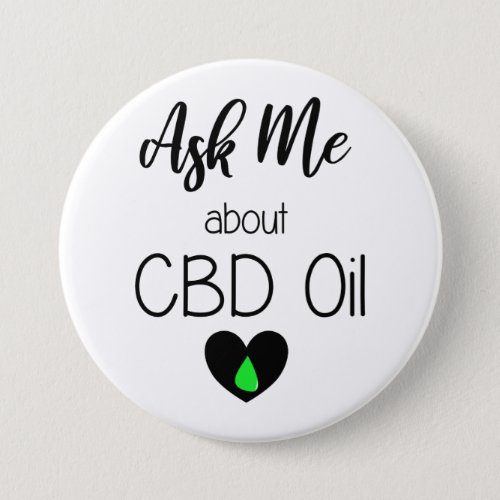 Ask Me About CBD Oil _ CBD Oil Business Marketing Button