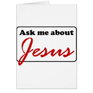 Ask Me About Jesus Cards