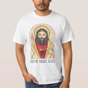 Ask me about Jesus T-Shirt