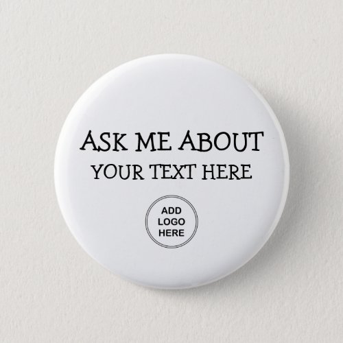 Ask Me About Logo Design Button