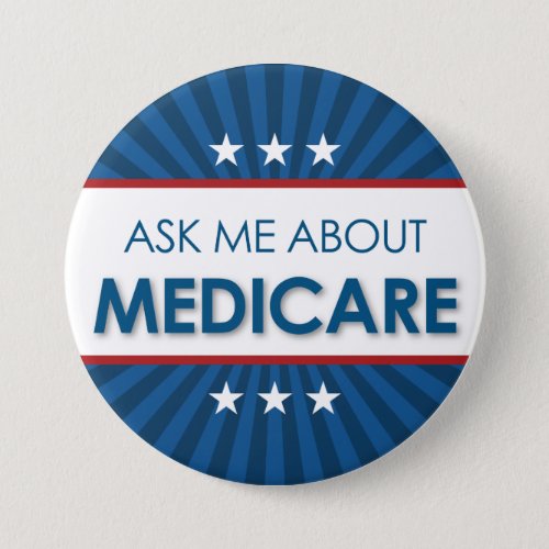 Ask Me About Medicare _ Americana Button