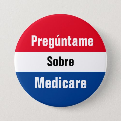 Ask Me About Medicare Button Spanish