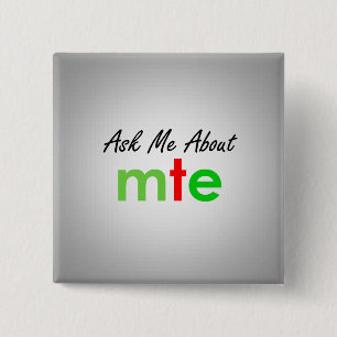Ask Me About - Mission Theatre Ensemble Pinback Button