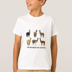 Ask me about my alpacas T-Shirt