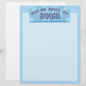 Ask me about my book. (Front/Back)