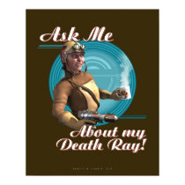 Ask Me About My Death Ray! poster (16x20")