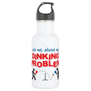 Ask Me About My Dinking Problem Water Bottle
