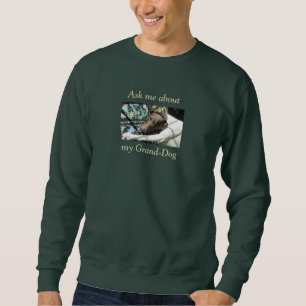 Ask Me About My Grand-Dog Customized Photo T-Shirt Sweatshirt