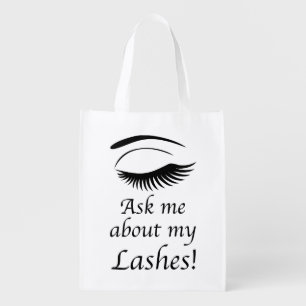 Ask Me About My Lashes Bag