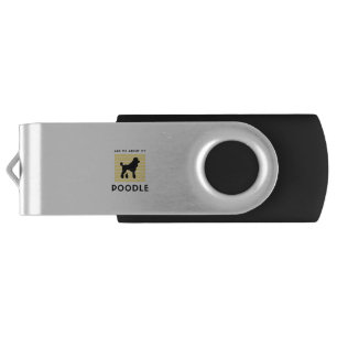 Ask me about my poodle dog flash drive