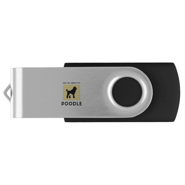 Ask me about my poodle dog flash drive (Back)
