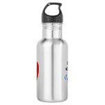 Ask me about my smile stainless steel water bottle
