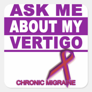 Ask Me About My Vertigo - Sticker