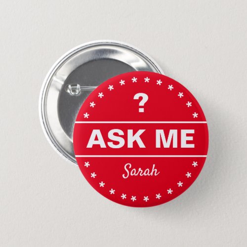 Ask ME about PersonalizedHelp desk info point Button