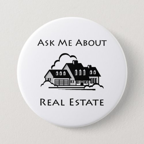 Ask Me About Real Estate Pin