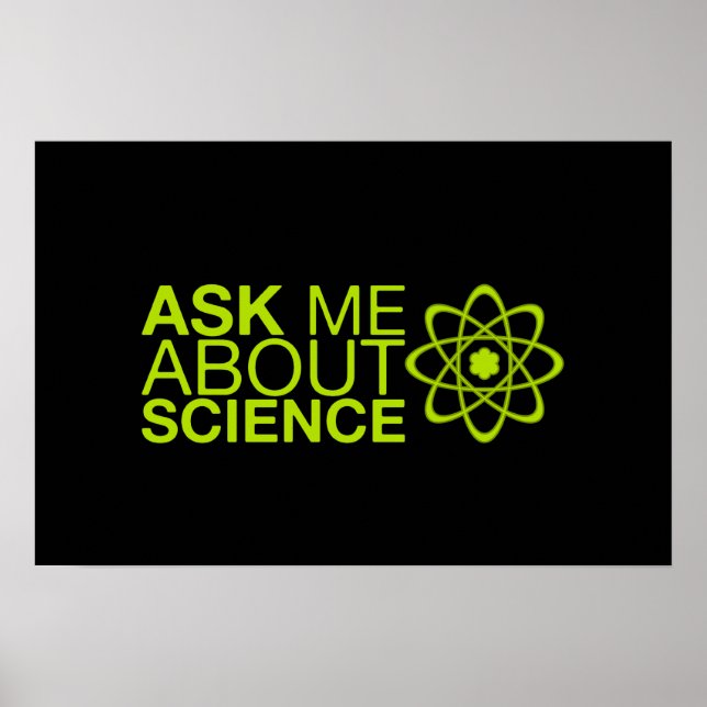 Ask me about Science Poster (Front)