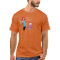 Ask Me About Skinny Fiber Chest Print Dark Tshirt