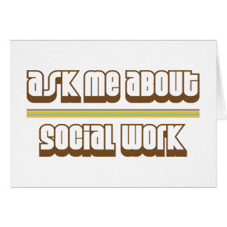 Ask Me About Social Work Cards