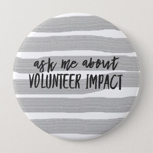 ask me about volunteer impact button