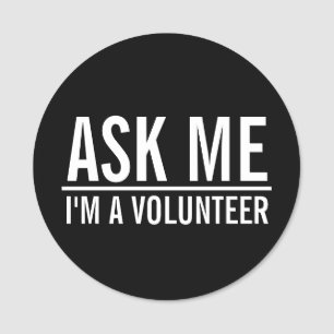 Ask Me   Black Volunteer Badge