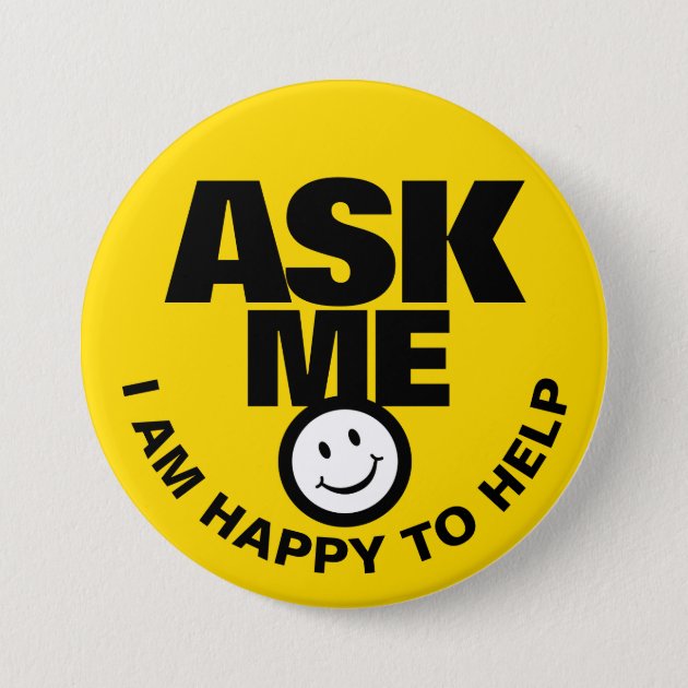 help 1” badge 25mm pin button BE KIND support mental health love 