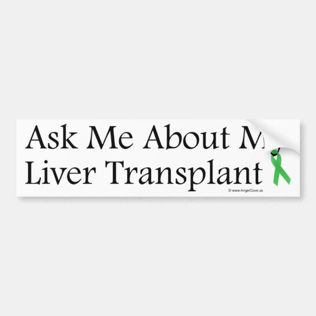 Ask Me Liver Bumper Sticker (Front)