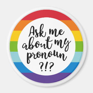 Ask Me Magnet