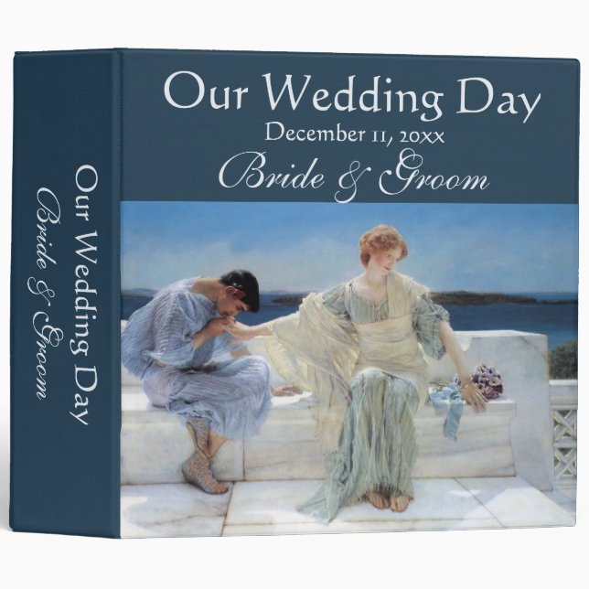 Ask Me No More by Alma Tadema Wedding Binder (Front/Spine)