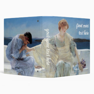 Ask Me No More by Sir Lawrence Alma Tadema 3 Ring Binder