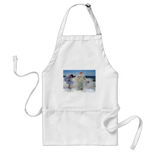 Ask Me No More by Sir Lawrence Alma Tadema Adult Apron