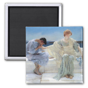 Ask Me No More by Sir Lawrence Alma Tadema Magnet