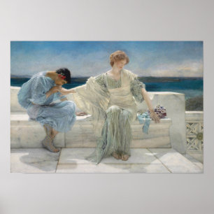Ask Me No More by Sir Lawrence Alma-Tadema Poster