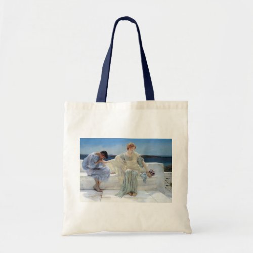 Ask Me No More by Sir Lawrence Alma Tadema Tote Bag