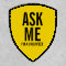 Ask Me | Yellow Volunteer Patch