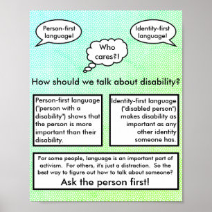 Ask the Person First Poster