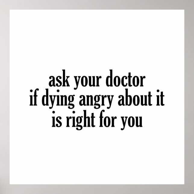 Ask Your Doctor Poster (Front)