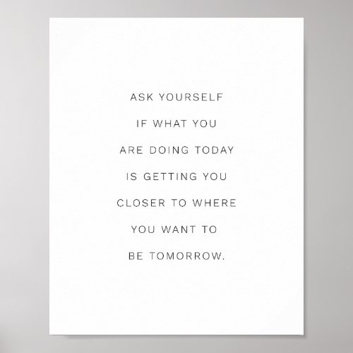 Ask yourself _ Inspirational Poster