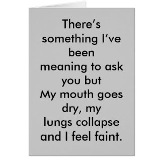 Asking out on a date