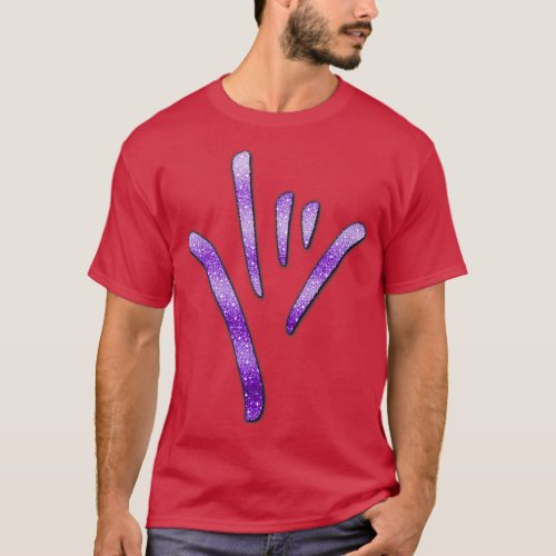 ASL American Sign Language I love you 7 T_Shirt