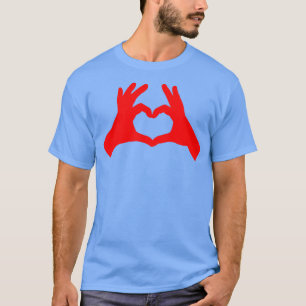 ASL American Sign Language Love 5 T-Shirt