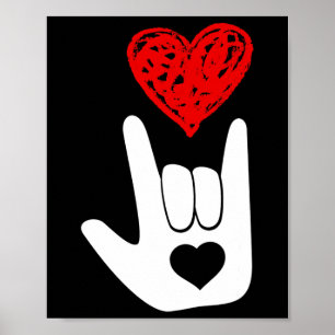 Asl American Sign Language Love Hand Sign Asl Squa