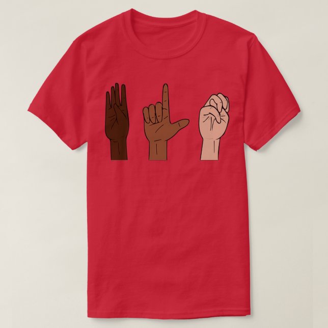 ASL BLM T-Shirt (Design Front)