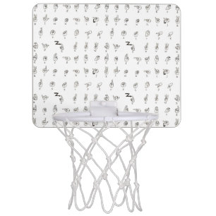 ASL Chart Mini Basketball Hoop