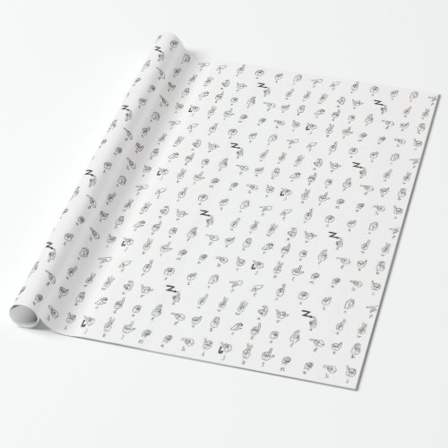 ASL Chart Wrapping Paper
