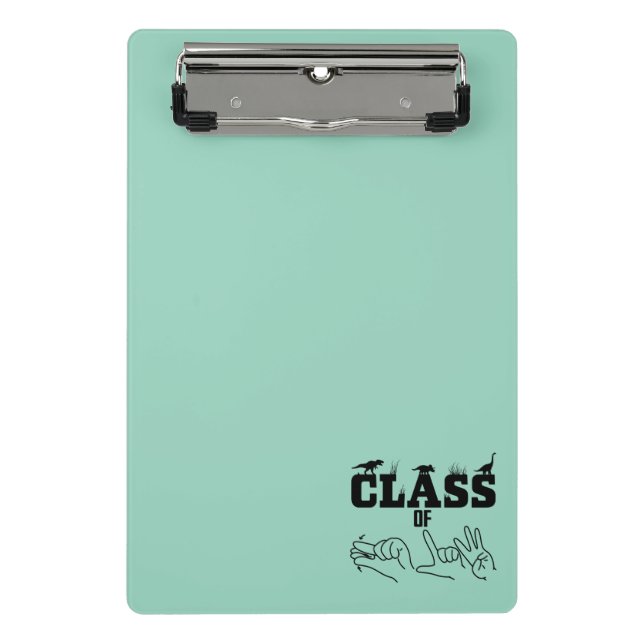 ASL - Class of 2026 - Graduation ASL Design Mini Clipboard (Front)