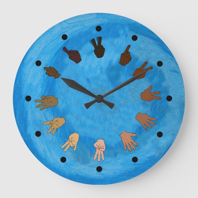 ASL Clock Blue (Front)