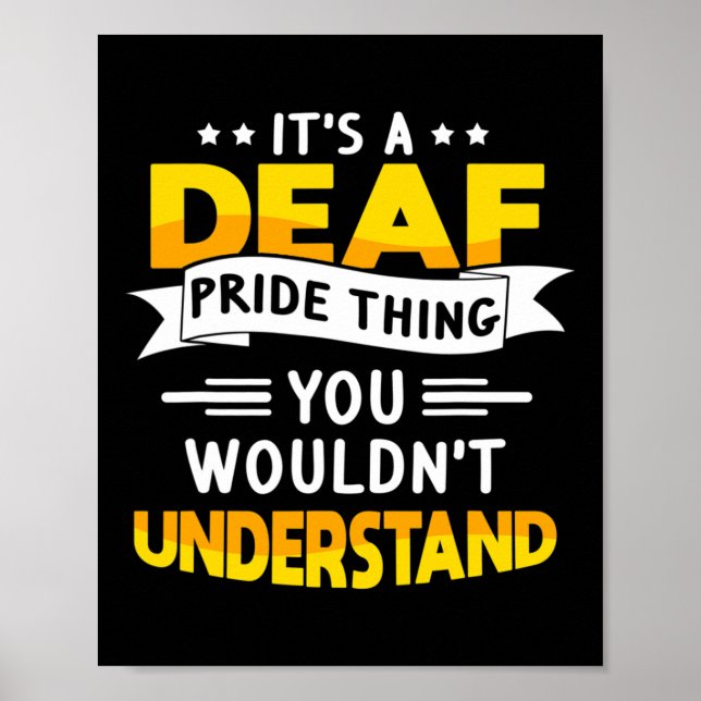 Asl Deaf Awareness Hearing Loss And Sign Language  (Front)