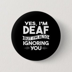 ASL Deaf Awareness Hearing Loss Deaf Culture and S Button