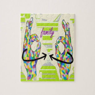 ASL FAMILY JIGSAW PUZZLE