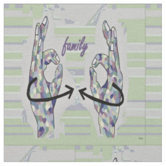 ASL Family Sewing Fabric